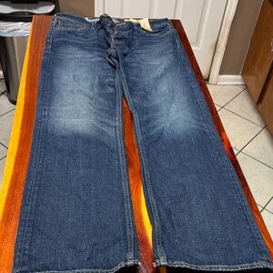 Hollister Men's Relaxed Denim Jeans 34x34 Hermosa Boot CL1